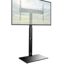 Futura Black TV Floor Stand