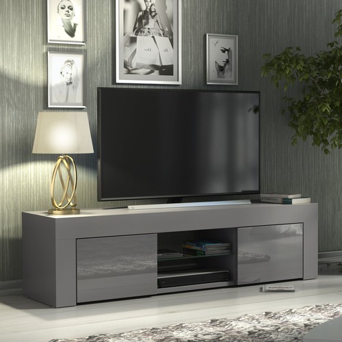 Stand 130cm matt grey - tv, body