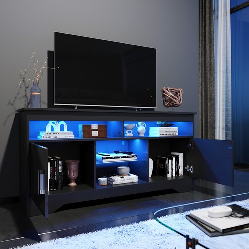135cm stand cabinet - cabinet, black