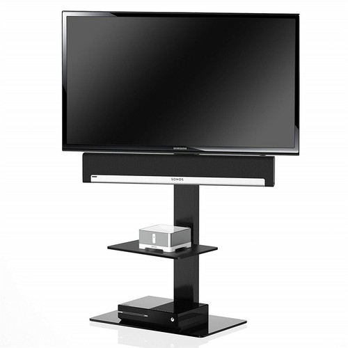 Black stand with mount - black,