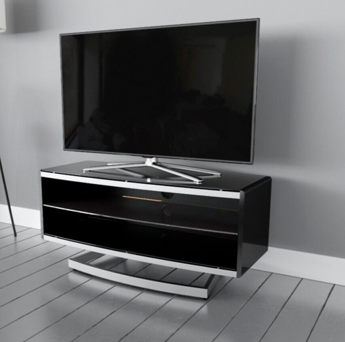 Contemporary black glass - black, tv