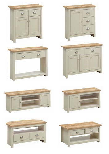 Cream oak living room - oak,